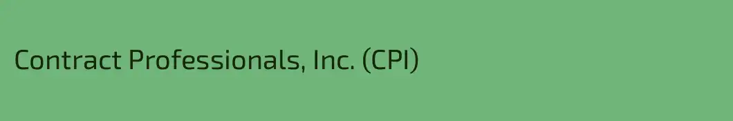 Contract Professionals, Inc. (CPI)